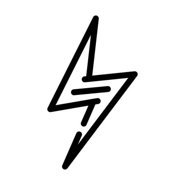 enerji beslenme çizgisi ikon vektör çizimi