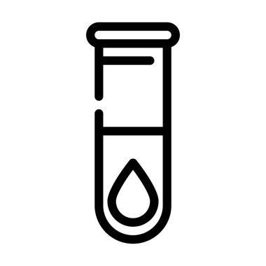 Trans yağlar çizgi ikon vektör illüstrasyonu