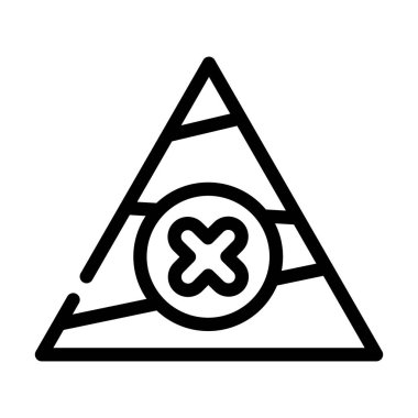 dengelenmemiş diyet çizgisi vektör çizimi