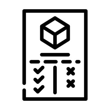 analiz artı ve eksi üretim çizgisi vektör çizimi