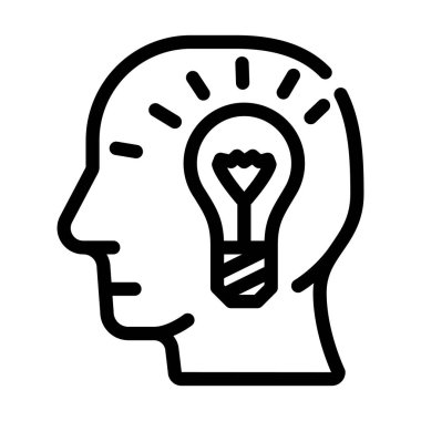 Üretim hattı ikon vektör illüstrasyonu fikri