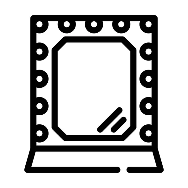 Векторная иллюстрация иконок зеркальных стилистов — стоковый вектор