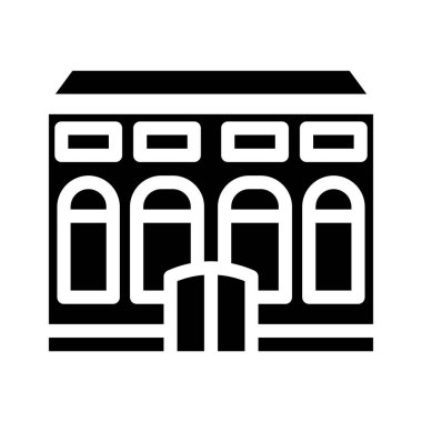 ikametgah sembolü vektör illüstrasyonu