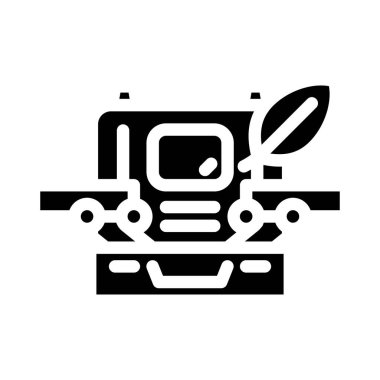 Makyaj sembolü vektör illüstrasyonlu dosya