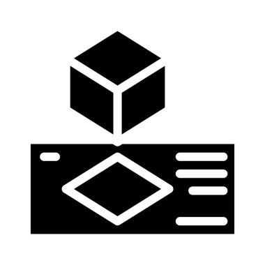 şablonlar oluşturuluyor simge vektör illüstrasyonu