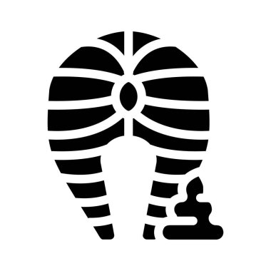 Wasabi kabartma sembollü balık yemeği