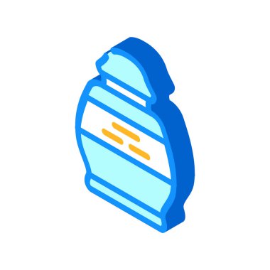 gömme vazosu izometrik vektör çizim rengi