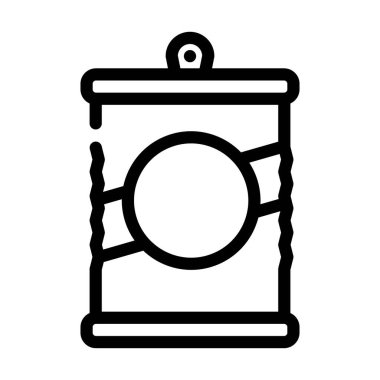 Taşıyıcı satır simgesi vektör illüstrasyonunu düz tut