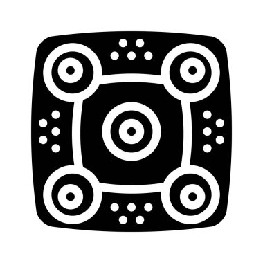 tavan panoramik kamera sembolü vektör illüstrasyonu