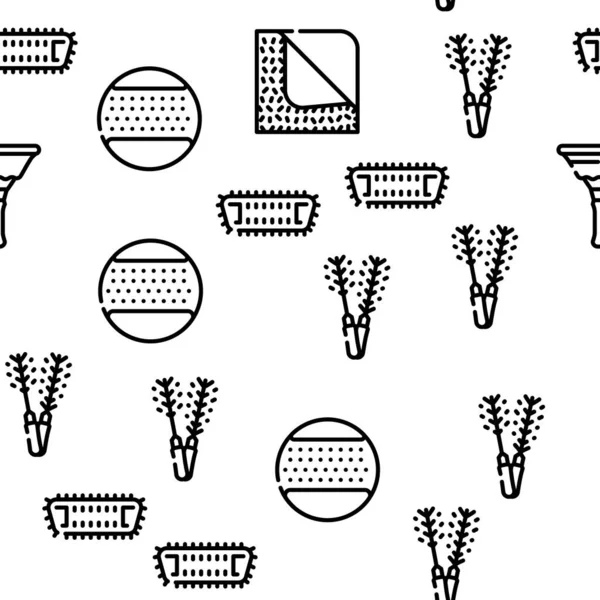 Microfibra para el patrón inconsútil del vector limpio — Vector de stock