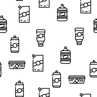 Ürünsüz Vektör Deseni İçin Paket