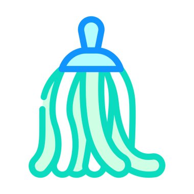 Şık dansçı aksesuar renk ikonu vektörü. Şık dansçı aksesuar işareti. izole edilmiş sembol çizimi