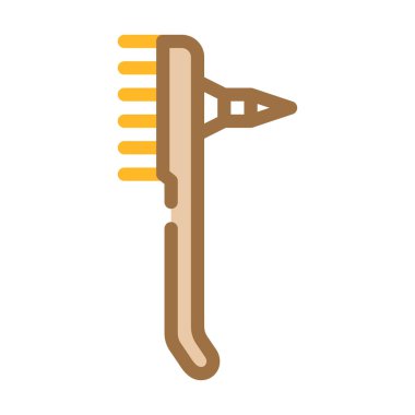 kaynak fırçası renk ikonu vektör illüstrasyonu