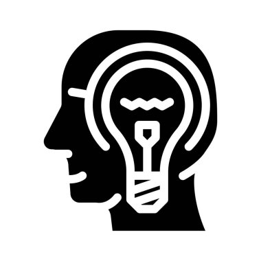 İnsan yaratıcılığı sembolü vektör illüstrasyonu
