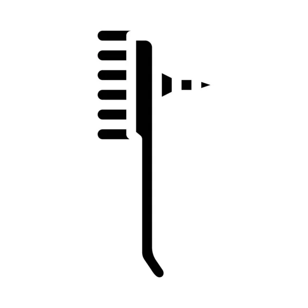 Illustration vectorielle d'icône de glyphe de brosse à souder — Image vectorielle