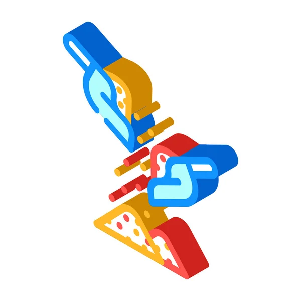 Mélange d'épices icône isométrique illustration vectorielle — Image vectorielle