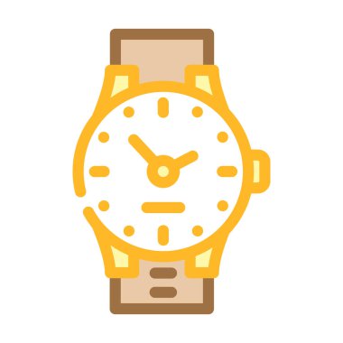 Bilek saati renk vektör illüstrasyonu