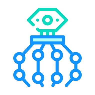 nanorobot ekipman renk vektör çizimi