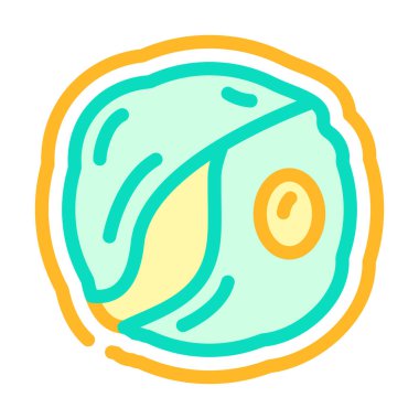 Klorella yosun rengi vektör çizimi