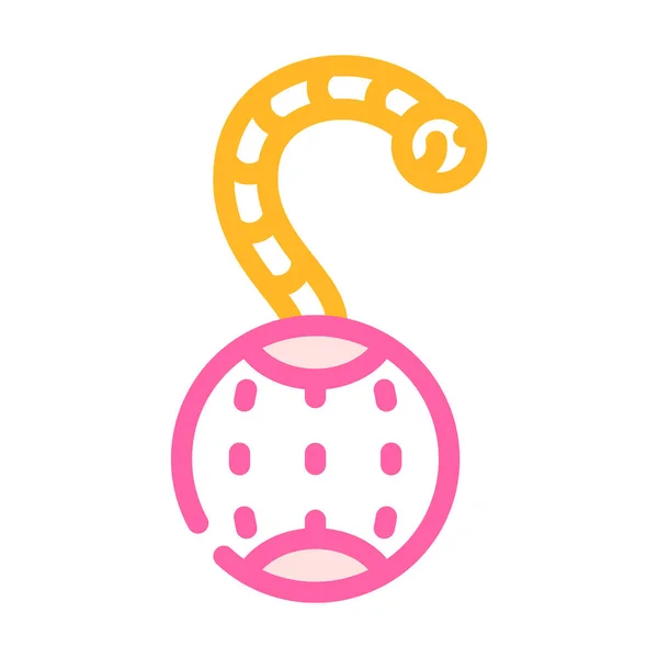 ( 영어 ) roly-poly pet color icon icon vector illustration — 스톡 벡터