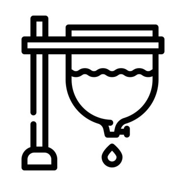 Arşimet saat çizgisi simgesi çizimi