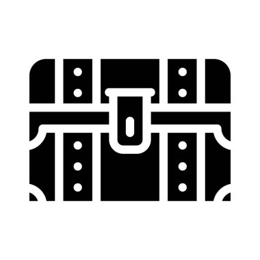 Göğüs masalı sembolü vektör illüstrasyonu