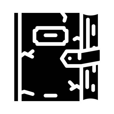 Sihirli kitap masal sembolü çizimi