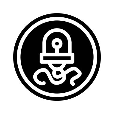 nanorobot elektronik cihaz sembol vektör çizimi