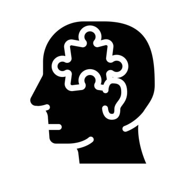 yapboz çalışanı sorunu ve görev simgesi vektör illüstrasyonu