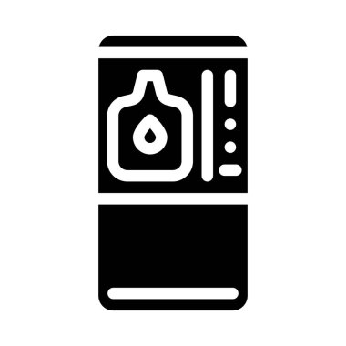 su otomatı glifleri vektör illüstrasyonu