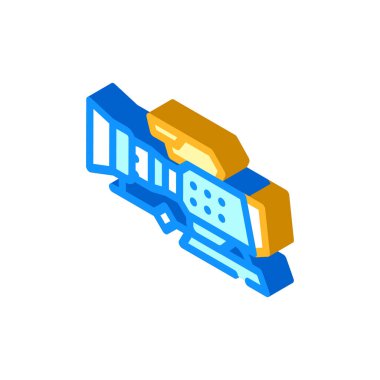 video kamera izometrik ikon vektör çizimi