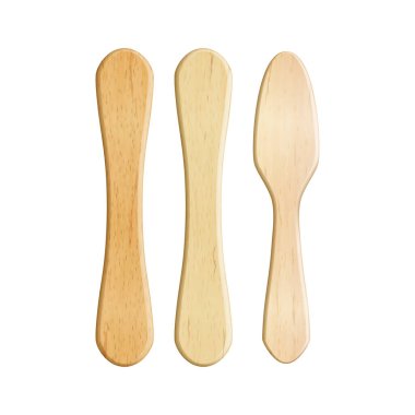 Lolipop Tahta Çubuğu Farklı Şekil Ayarlama Vektörü