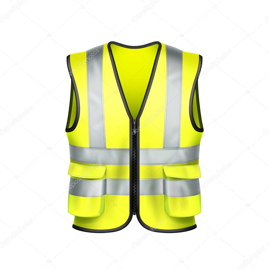 Safety Vest Driver Protection Clothing Vector