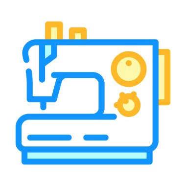 Meslek renk simgesi illüstrasyonu dikiliyor