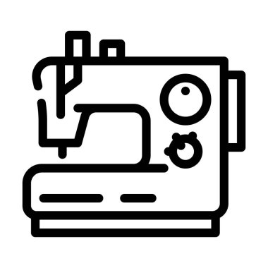 Meslek çizgisi simgesi illüstrasyonu dikiliyor