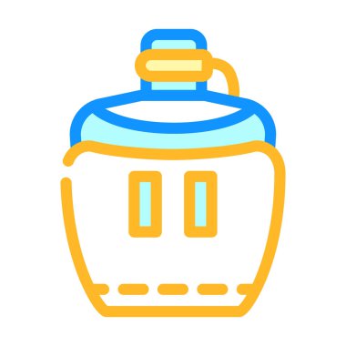 matara renk ikonu vektör illüstrasyonu