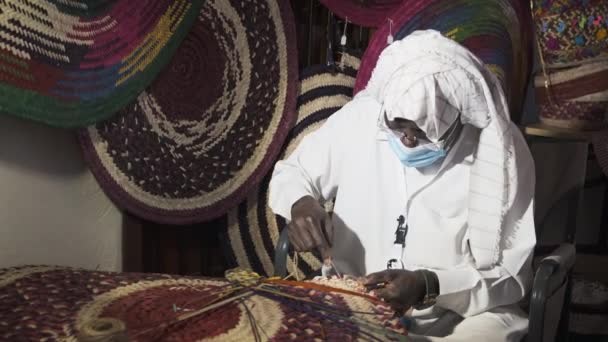 Katara Tionde Traditionella Dhow Festival Doha Qatar Eftermiddag Skott Visar — Stockvideo