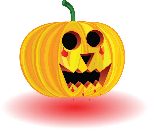 Halloween pumpkin — Stock Vector