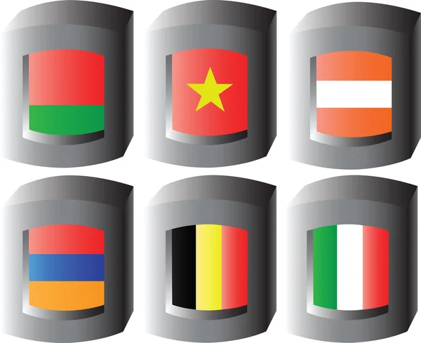 International flags — Stock Vector