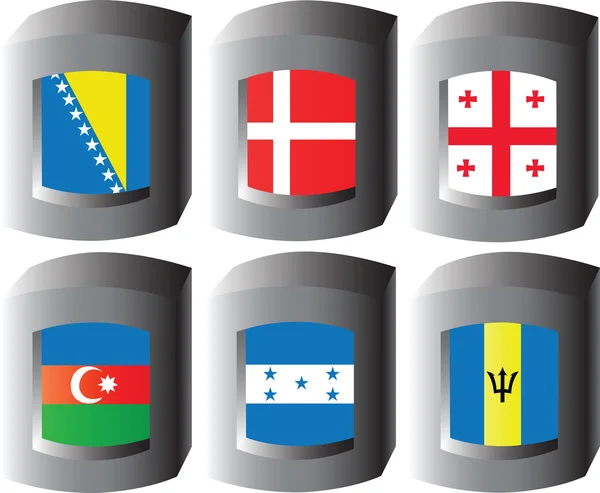 International flags — Stock Vector