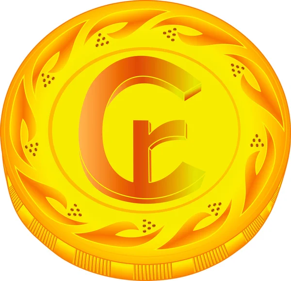 Cruzeiro coin — Stock Vector