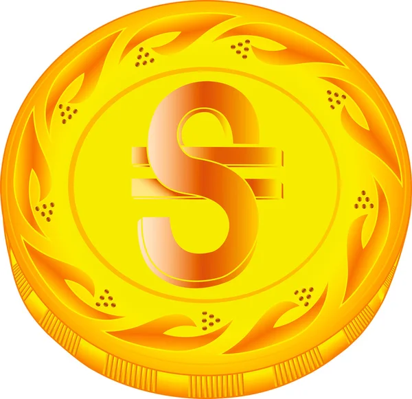 Moneda de Hryvnia — Vector de stock