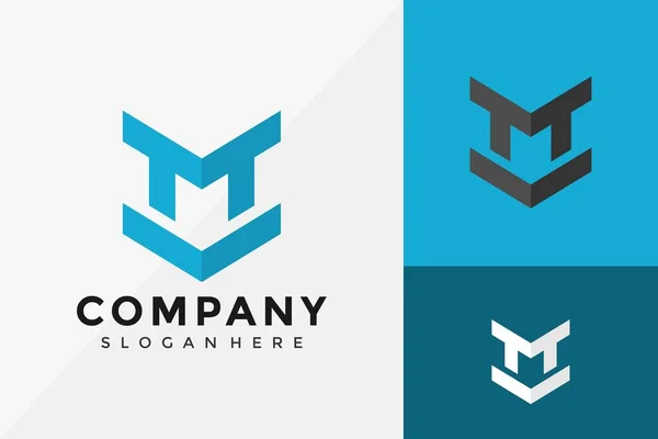 Kalkanı Logo Tasarımı Şirket Logo Vektörü Modern Logo Logo Tasarım — Stok Vektör