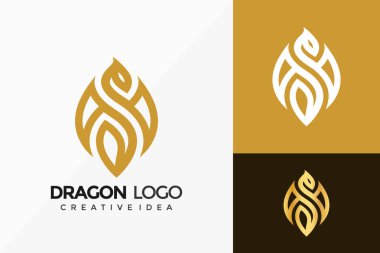 Gold Dragon Logo Free Vector Eps Cdr Ai Svg Vector Illustration Graphic Art