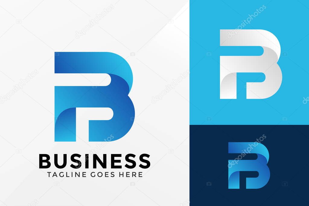 Letter B Business Logo Design, Brand Identity Logos Designs Vector Illustration Template