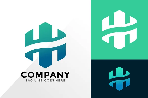 Abstract Letter Busniness Logo Design Brand Identity Logos Designs Vector — Stock Vector