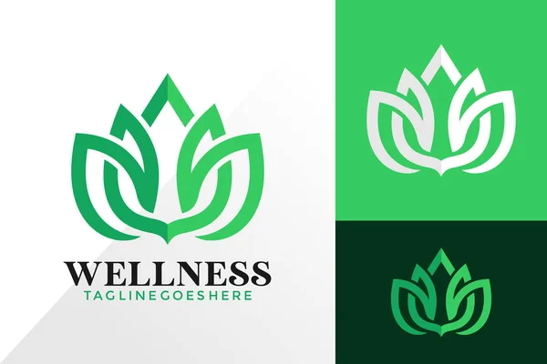 stock vector Nature Lotus Leaf Logo Design, Abstract Logos Designs Concept for Template