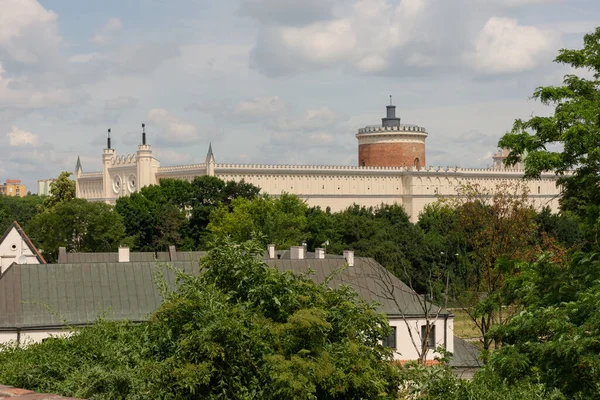 Vista del Castillo de Lublin desde el casco antiguo, Polonia —  Fotos de Stock