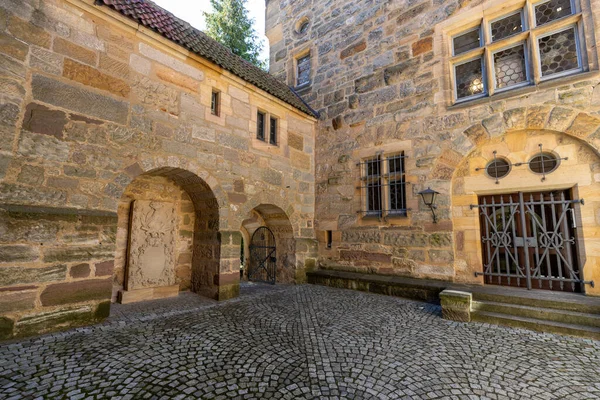 Edificio Del Complejo Histórico Del Castillo Veste Coburg Baviera — Foto de Stock