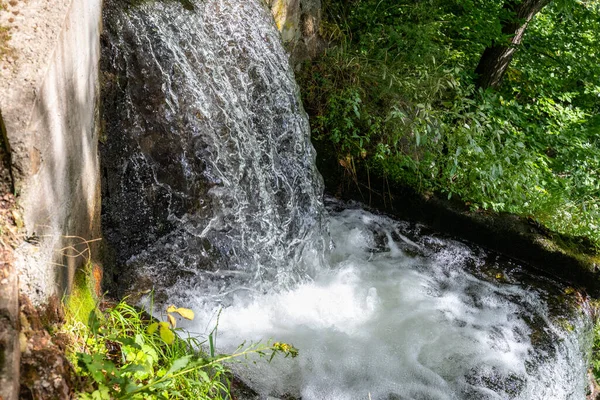 Trusetaler Wasserfall Bei Brotterode Trusetal Thüringen Sommer — Stockfoto